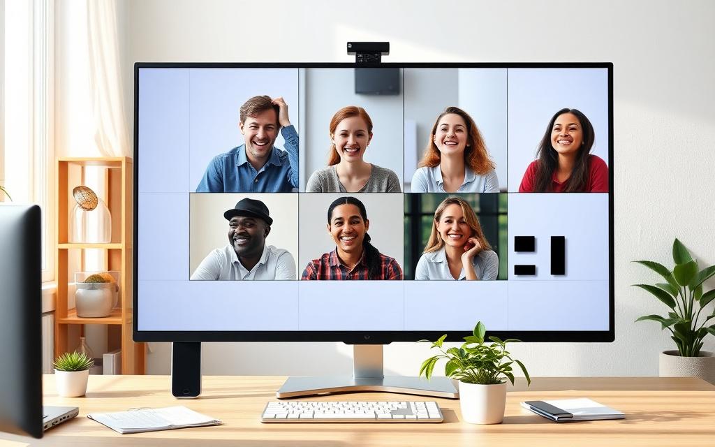 Online English conversation club video call