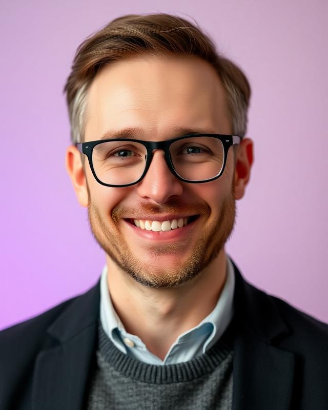 Portrait of English tutor Daniel Whitmore