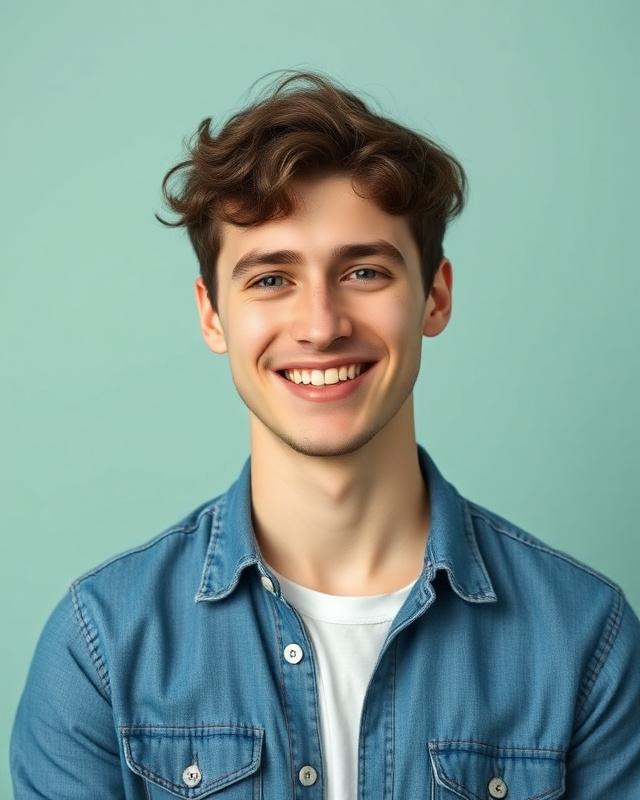 Portrait of English tutor Oliver Brennan